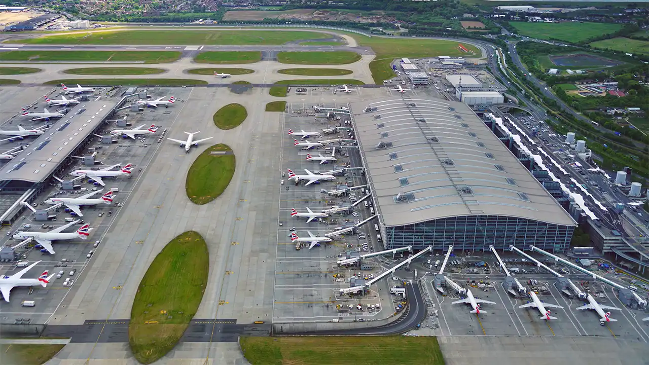 Europas 20 största flygplatser