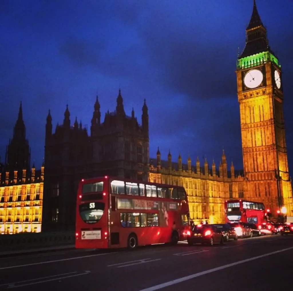 Foto av mig utanför Big Ben