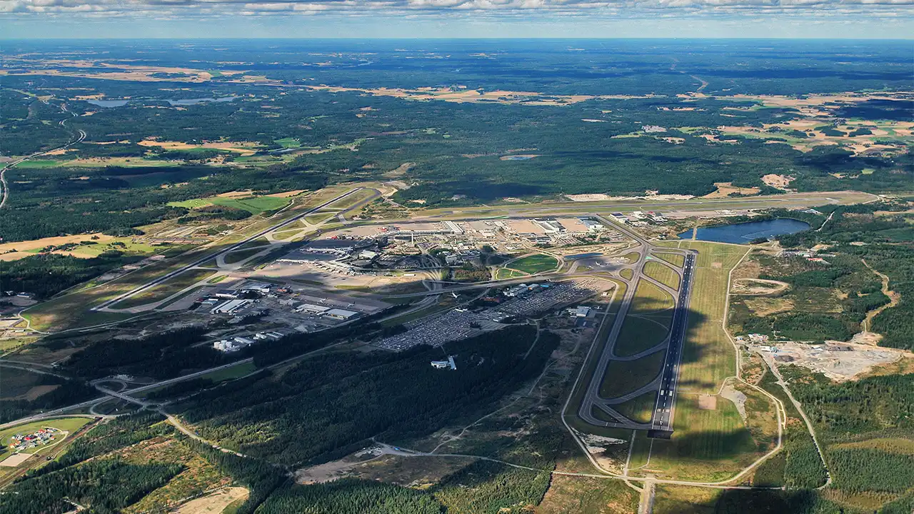 Sveriges största flygplats
