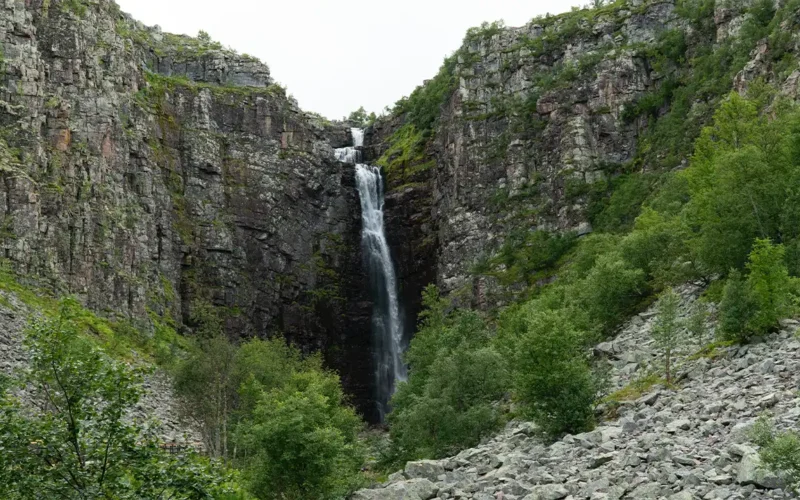 Sveriges högsta vattenfall