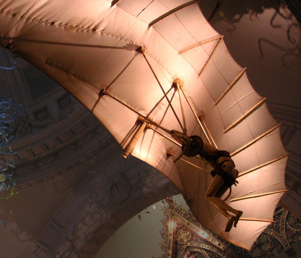 Flygmaskin av Leonardo Da Vinci